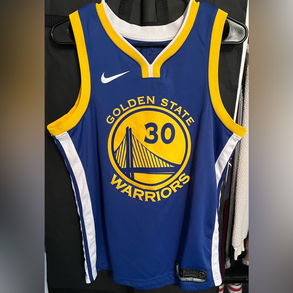 NBA Golden State Warriors Stephen Curry #30 Away Nike Jersey Size Medium(44)